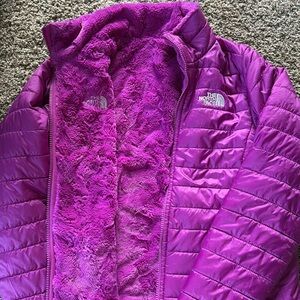 The North Face Vibrant Purple Quilted Jacket